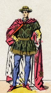 Portrait de Charles VII (1403-1461) roi de France.