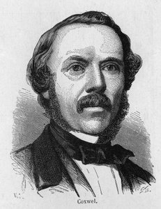 Portrait de Coxwel, aéronaute britannique - dans "Album de la Science; savants illustres; Grandes découvertes" 1896. - French School