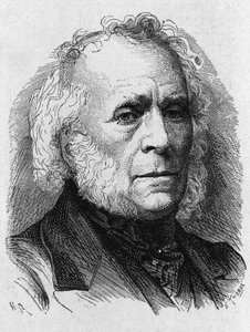 Portrait de David Brewster (1781 - 1868) - dans "Album de la Science; savants illustres; Grandes découvertes" 1896.