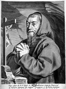 Portrait du Père Joseph (1577-1638), prédicateur des Capucins.
