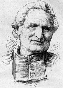 Portrait de Félix Dupanloup, ecclésiastique et académicien français. Gravure dans "Le Monde Illustré" n°883 du 14 mars 1874