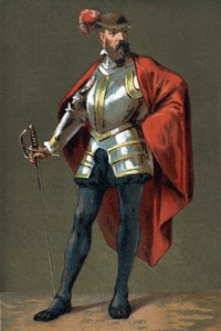 Portrait de Francisco Pizarro (François Pizarre) - French School