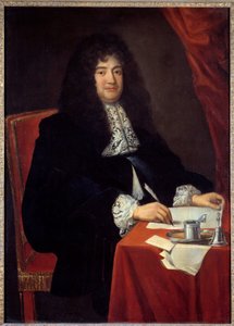 Portrait de François Michel Le Tellier, Marquis de Louvois (1639 - 1691), homme politique français. Peinture anonyme du 17ème siècle. Musée de Versailles