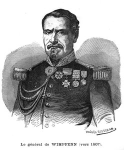 Portrait du Freiherr Emmanuel Felix von Wimpffen - French School