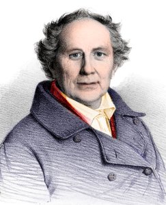 Portrait de Friedrich Wilhelm August Argelander (1799-1875), astronome allemand - French School