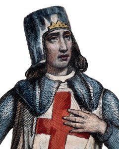 Portrait de Geoffroi de Villehardouin - French School