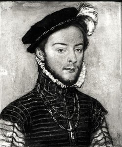 Portrait de Jacques de Savoie (1531-85) Duc de Nemours, vers 1565 - French School