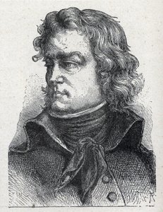 Portrait de Jean Baptiste Camille de Canclaux (1740-1817), général français de la Révolution. Gravure de 1889