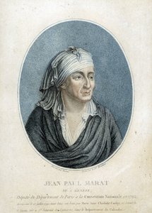 Portrait de Jean Paul Marat (1743-1793), médecin, publiciste et homme politique français - French School