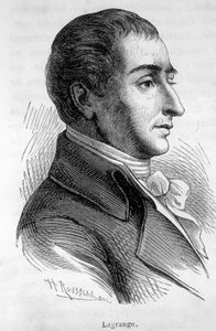 Portrait de Joseph Louis, Comte de Lagrange (1736-1813), mathématicien français - dans L