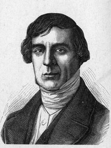 Portrait de Jules Barthélemy Saint-Hilaire (1805 - 1895), érudit et homme politique français - dans "Album de la Science; savants illustres; Grandes découvertes" 1896.