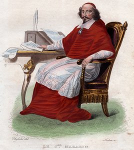 Portrait de Jules Mazarin (1602-1661), cardinal, diplomate et homme politique franco-italien