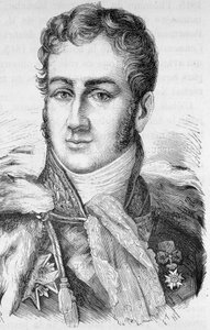 Portrait de Jules de Polignac, homme politique français (1780 - 1847) - dans « L