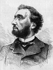 Portrait de Léon Gambetta (1838-1882), homme politique français. Gravure dans « Le Monde Illustré » n°634 du 5 juin