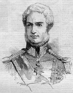 Portrait de Léopold II (1797-1870), Grand-Duc de Toscane. Gravure dans « Le Monde Illustré » n°108 du 7 mai 1859.