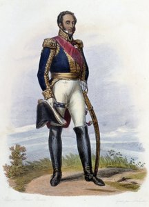 Portrait de Louis Gabriel Suchet (1770-1826), maréchal de France - dans « Le Plutarque français », par Mennechet
