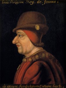Portrait de Louis XI (1423-1483), roi de France. École française du 17e siècle