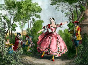 Portrait de Marie-Anne de Cupis de Camargo dite La Camargo