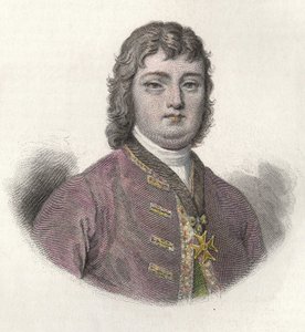 Portrait de Nicolas Roze dit le Chevalier Roze (1675-1733), militaire et gouverneur français. dans « Portraits des Hommes Utiles »