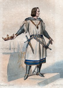 Portrait de Philippe II Auguste (1165-1223), roi de France - French School