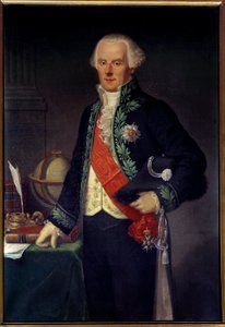 Portrait de Pierre Simon, marquis de Laplace, mathématicien, physicien et astronome - French School