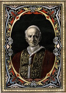 Portrait du pape Léon XIII (Gioacchino Pecci) - French School