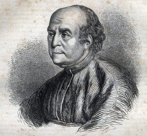 Portrait du Pape Nicolas V (1398-1455) Gravure dans "Histoire des Papes" (...) Crimes des Reines, Rois et Empereurs à travers les siècles" par Maurice Lachatre