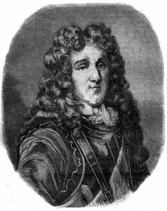 Portrait du prince Eugène François de Savoie (1663-1736). Gravure dans « Histoire des papes-rois-reines-et-empereurs à travers les siècles » par Maurice Lachatre