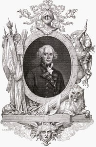 Portrait de Richard, comte Howe (1726-99) officier de marine anglais - French School