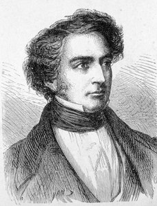 Portrait de Robert Stephenson (1803 - 1859) - dans "Album de la Science; savants illustres; Grandes découvertes" 1896.