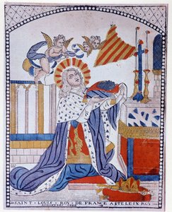 Portrait de Saint Louis en prière