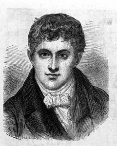 Portrait de Sir Humphry Davy, chimiste et physicien britannique - dans « Album de la Science; savants illustres; Grandes découvertes » 1896.