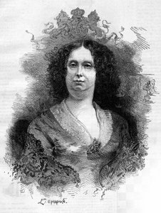 Portrait de Sophie Frédérique Mathilde de Wurtemberg (1818-1877), reine de Hollande. Gravure dans « Le Monde Illustré » n°1053 du 16 juin 1877