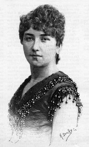 Portrait de la chanteuse suédoise Sigrid Arnoldson (1861-1943) en 1887