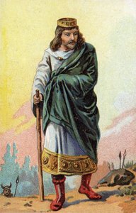 Portrait de Thierry III, roi des Francs de 673 à 691