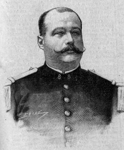 Portrait du Marquis Patrice de Mac Mahon (Mac-Mahon) (1855-1927). Gravure dans « La gazette du dimanche » du 5 mars