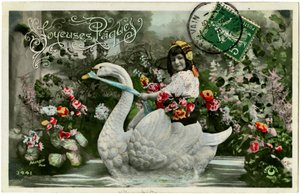 Carte postale : Joyeuses Pâques - French School