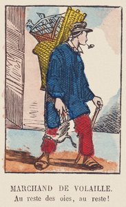 Marchand de volaille. Au reste des oies, au reste! , vers 1819