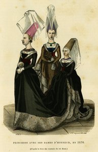Princesse avec ses dames d