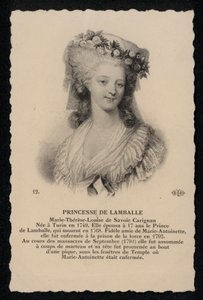 Princesse De Lamballe (lithographie)