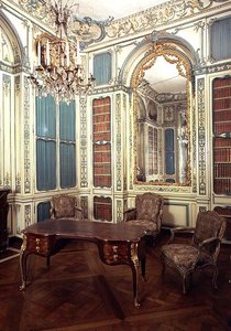Étude privée du Dauphin Louis de France (1729-65) plus tard une bibliothèque - French School