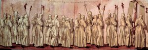 Procession des Pénitents Blancs ou Henri III