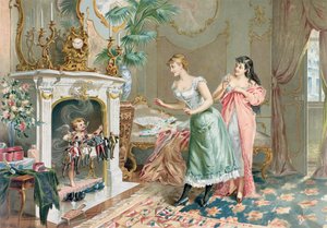 Prostituées découvrant leurs cadeaux de Noël, 1893