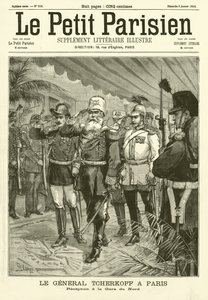 Réception du général russe Chertkov à la Gare du Nord, Paris
