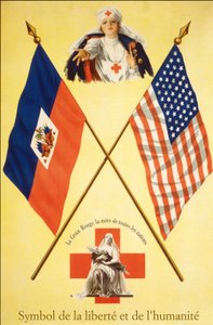 Affiche de la Croix-Rouge "Symboles de liberté et d