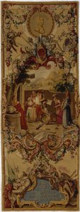 Tapisserie des Gobelins Régence avec l