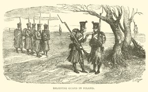 Relève de la garde en Pologne