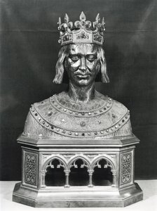 Buste reliquaire de Saint Louis (1214-70) - French School