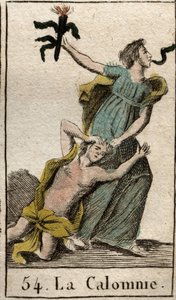 Représentation de la Calomnie, fille de l