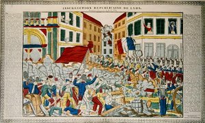 Insurrection républicaine à Lyon, 9-14 avril 1834 - French School
